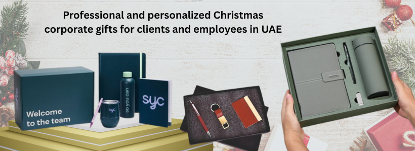 Professional and personalized Christmas corporate gifts for clients and employees in UAE
