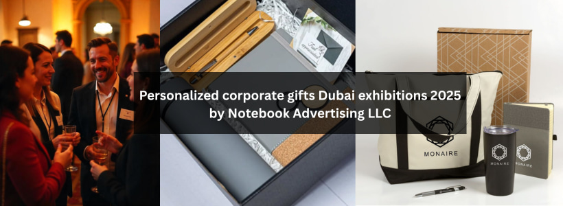 Personalized corporate gifts Dubai exhibitions 2025 by Notebook Advertising LLC