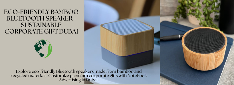 Eco-Friendly Bamboo Bluetooth Speaker - Sustainable Corporate Gift Dubai