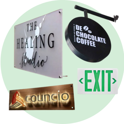 Custom acrylic signs and 3D acrylic signage solutions in Dubai – premium acrylic logo and signage design services