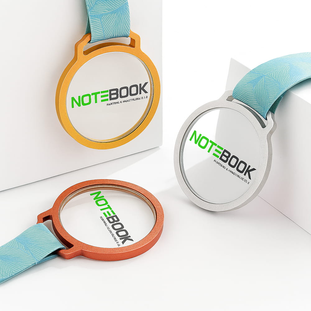 Custom Crystal-Metal Medal Printing Dubai – Premium Award with Gold, Silver & Bronze Color Options