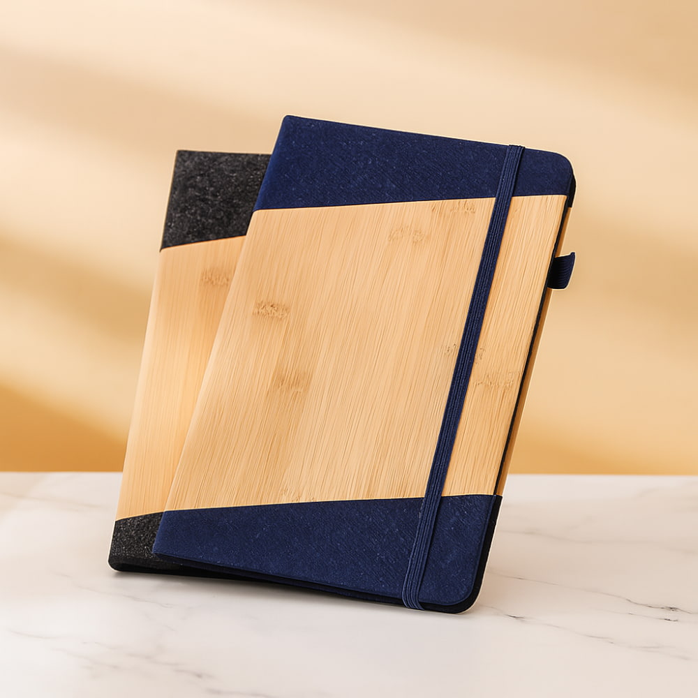 Custom Bamboo Notebook Set – Customized Notebook Printing Dubai & Abu Dhabi