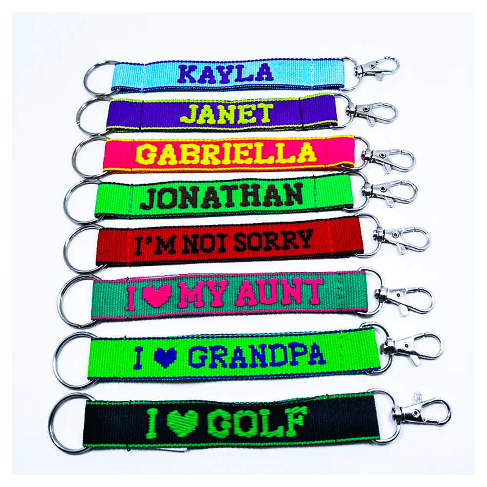 Custom Strap Keyrings
