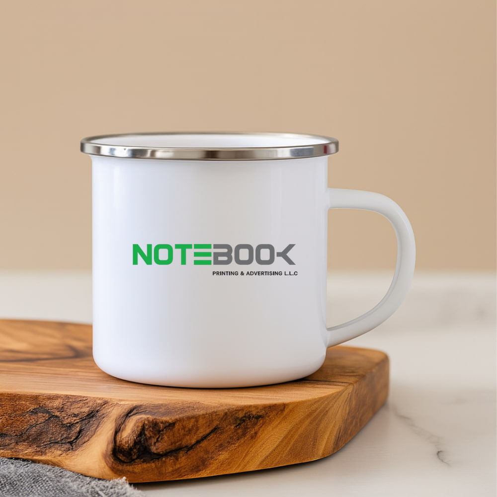 Customized mugs Dubai – enamel sublimation cup printing with logo  طباعة أكواب مخصصة دبي  Tasses personnalisées Dubaï