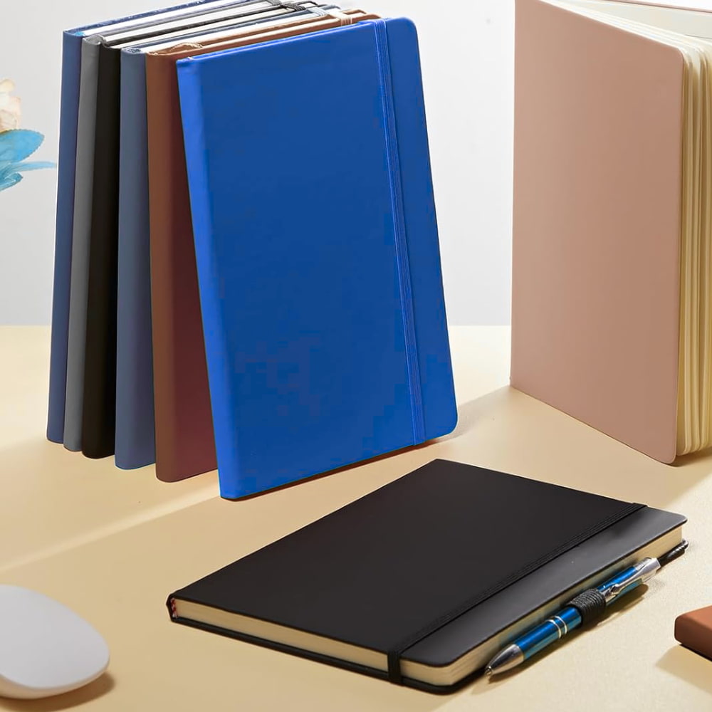 Classic A5 Lined Hardcover Notebook – Customized Branded Notebooks in Dubai for Corporate Gifts