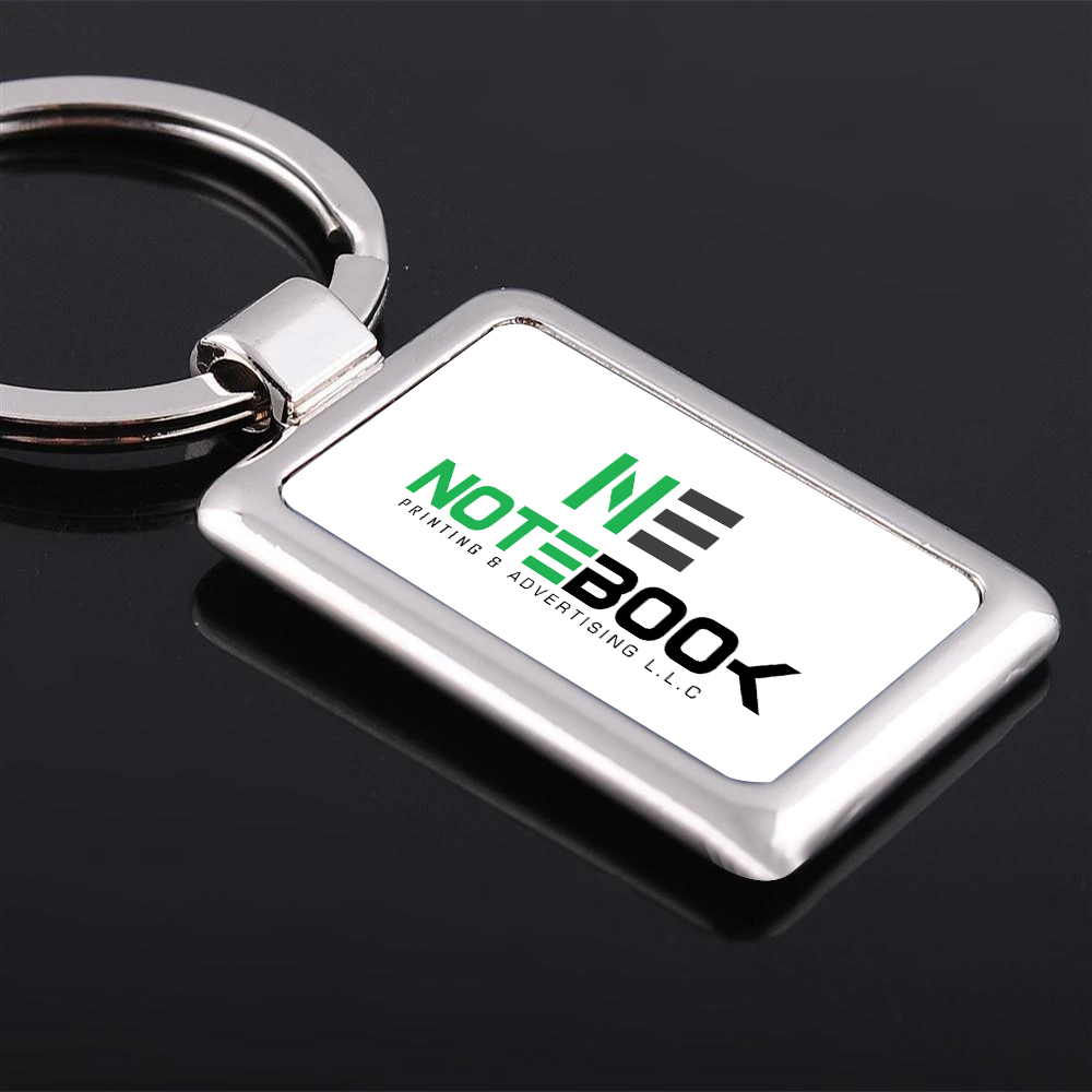 Personalized Square Metal Keychain