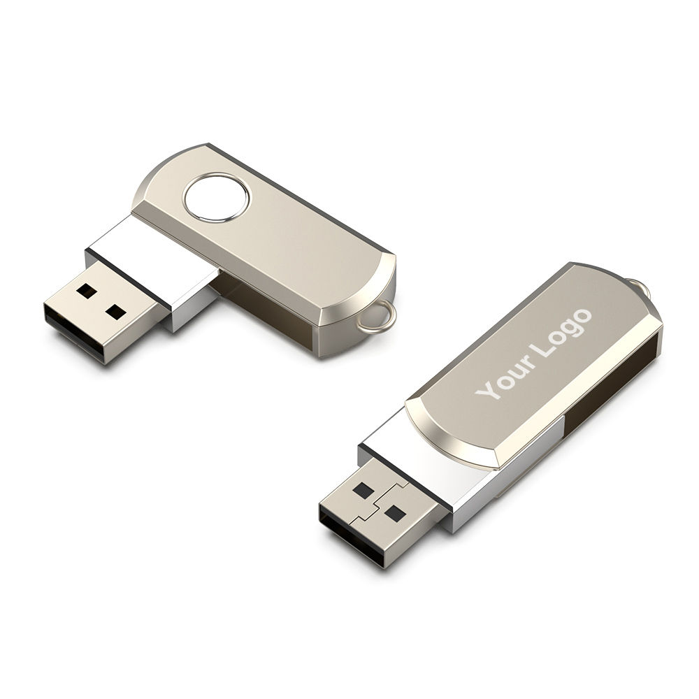 Metal USB Flash Drive Keychain