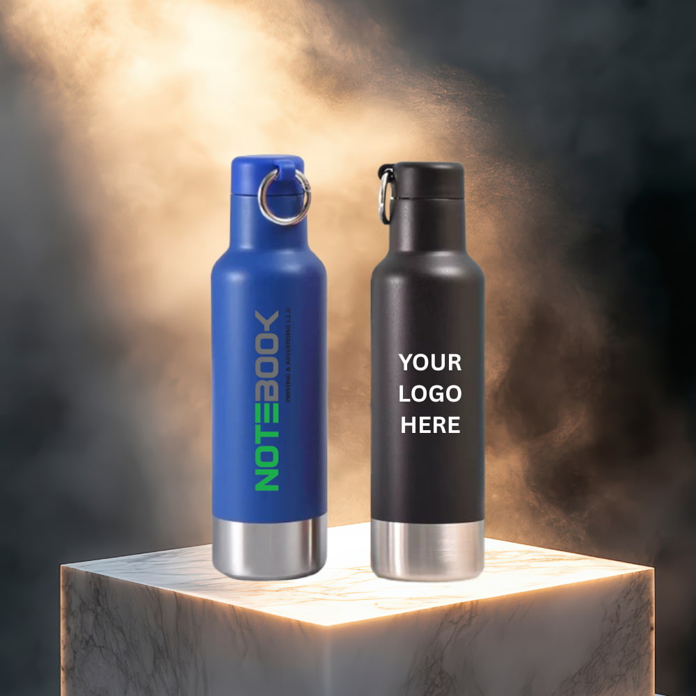 Premium 500ml stainless steel water bottle – leak proof, insulated, customizable corporate gift in Dubai UAE, perfect for personalized water bottles, employee gifts, and branded gift sets