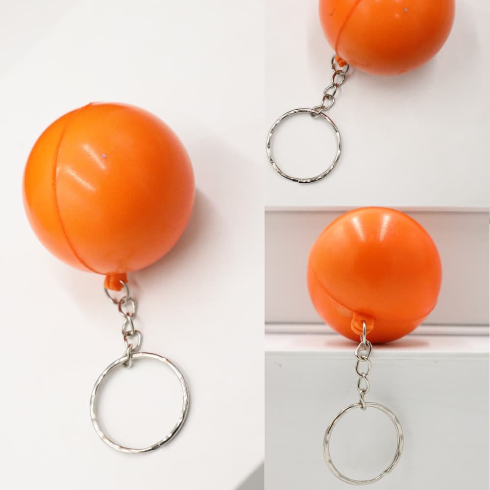 Customized stress ball keychain with corporate logo in Dubai