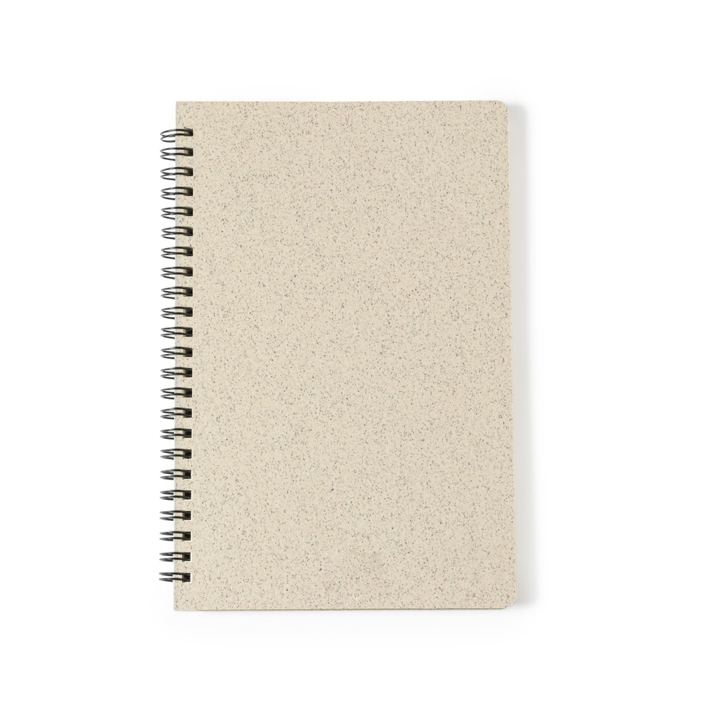 Eco-Friendly Wheat Straw Notebook with Pen Holder