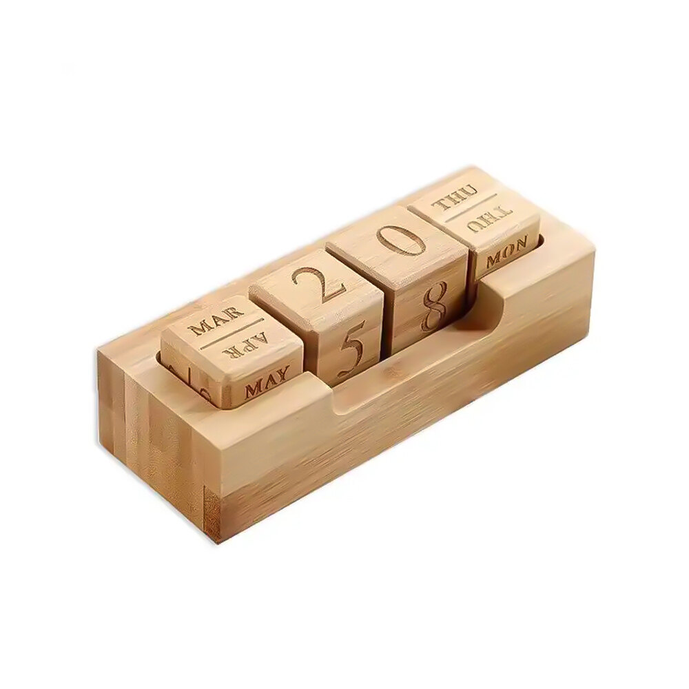 Wooden Calendar Blocks