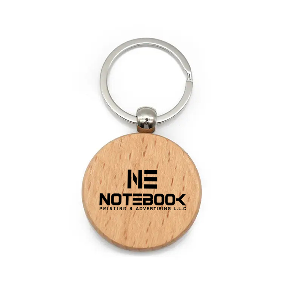 Personalized Round Wooden Keychains